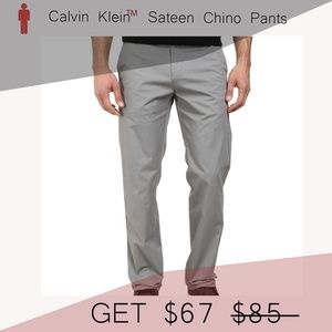 Calvin klein sateen chino pants